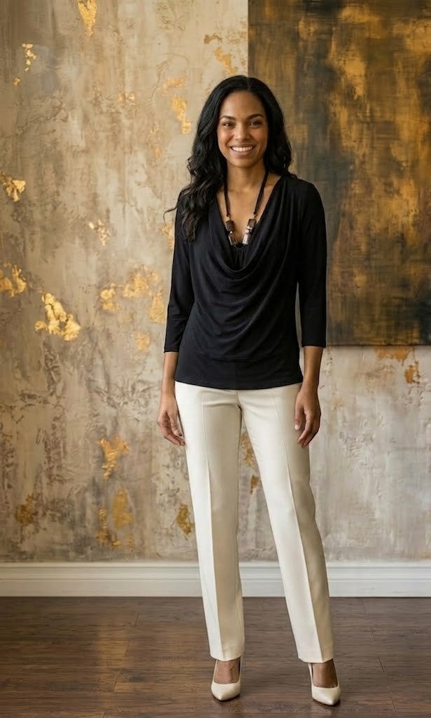 Truworths Soft-Touch Cowl Neck Blouse