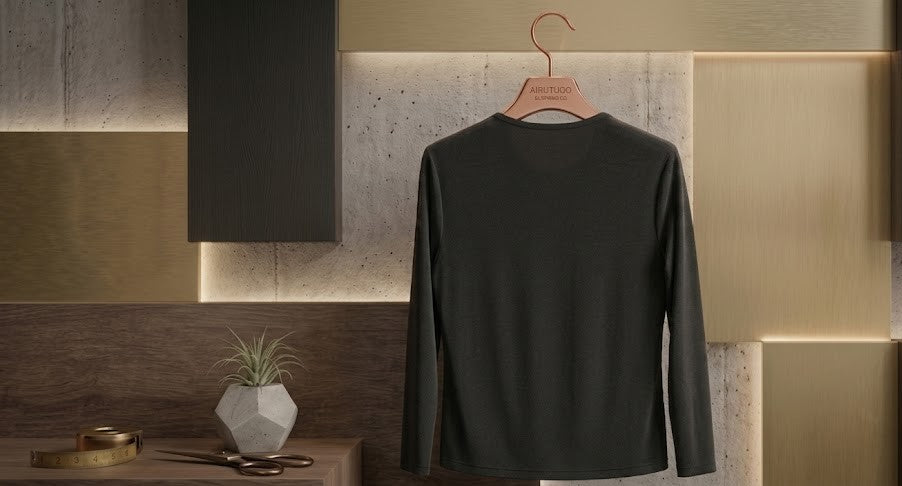 Foschini Classic Black Long Sleeve Top - Size 14