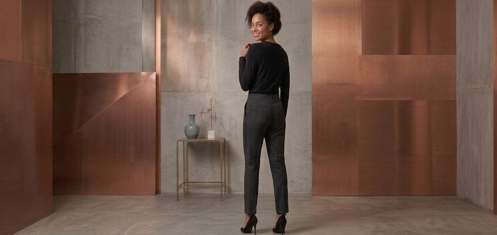 Foschini Classic Black Long Sleeve Top - Size 14