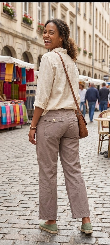 InSync Women’s Brown Utility Cargo Pants