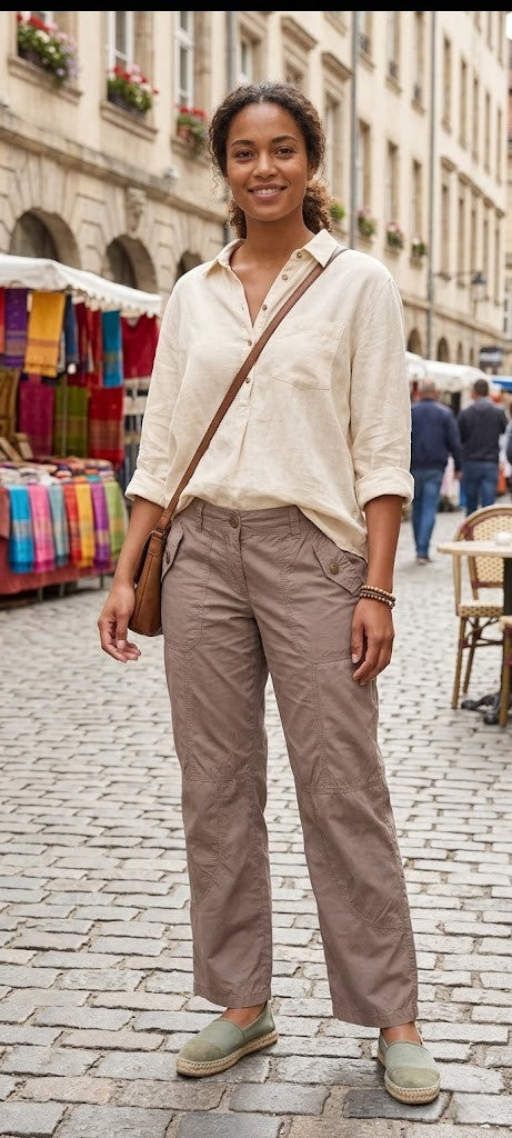 InSync Women’s Brown Utility Cargo Pants