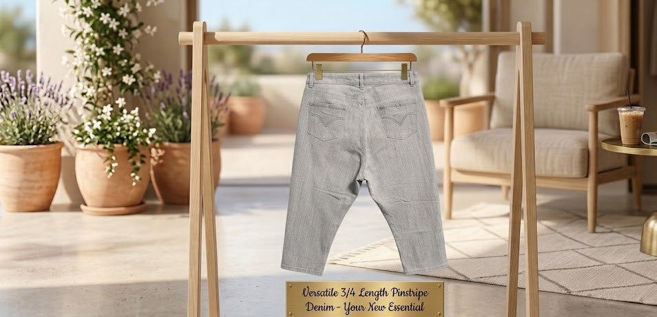 Skinny Network Grey Textured Stretch Pants