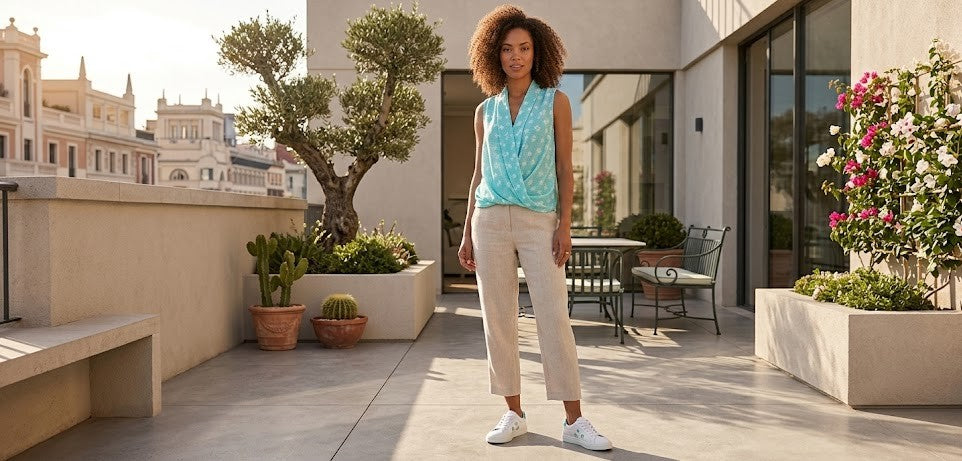 Miladys Floral Wrap Blouse