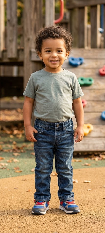 Toddler Boys' Slim-Fit Comfort Denim Jeans