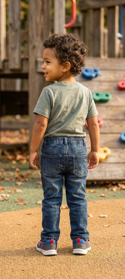 Toddler Boys' Slim-Fit Comfort Denim Jeans