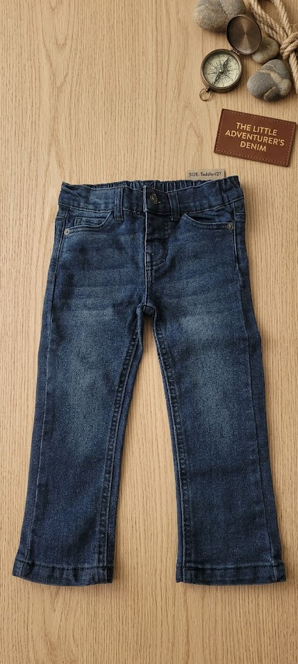 Toddler Boys' Slim-Fit Comfort Denim Jeans