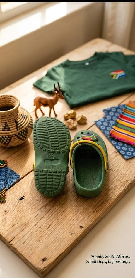Pre-Loved Toddler South Africa Heritage Clog Shoes – Size 22 (18-30 Months)