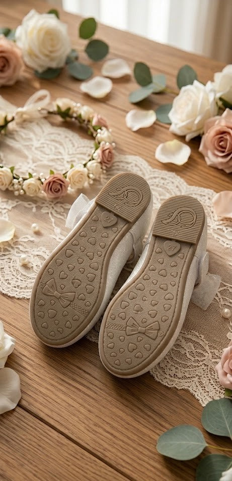Yippi Girls’ Glitter Sparkle Mary Jane Shoes