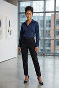 Woolworths Navy Long-Sleeve Blouse