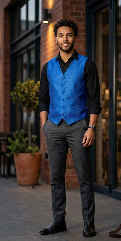 Sword King Men's Classic Formal Waistcoat