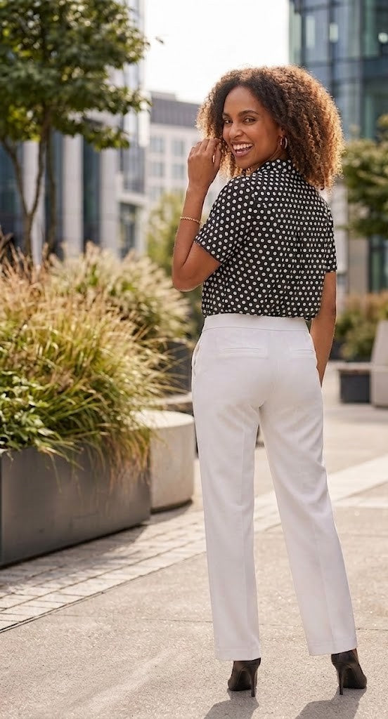 Imagemakers Women's Polka Dot Blouse