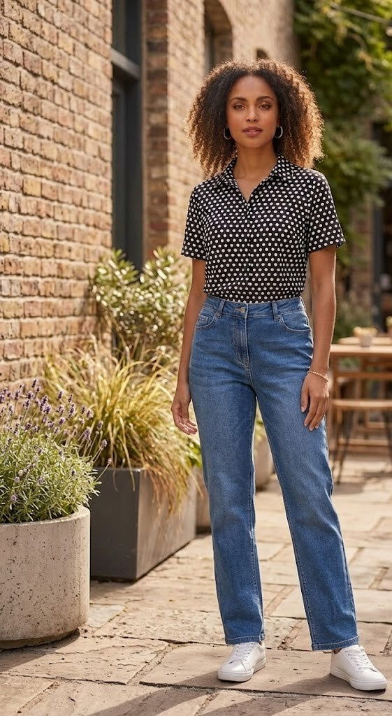 Imagemakers Women's Polka Dot Blouse