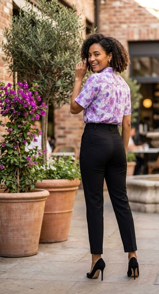 Classic Collection Floral Print Blouse