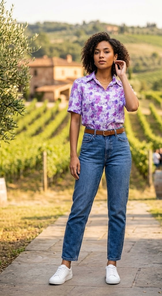Classic Collection Floral Print Blouse