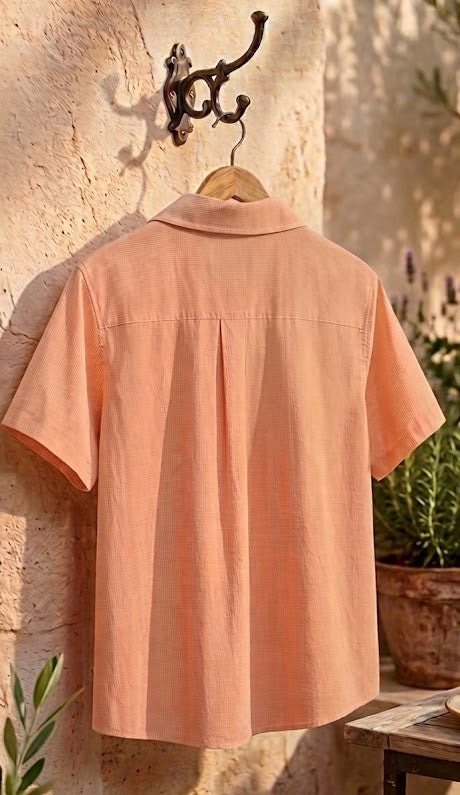 Woolworths Peach Cotton Blouse