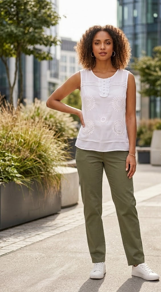Miladys Elegant Sleeveless Blouse