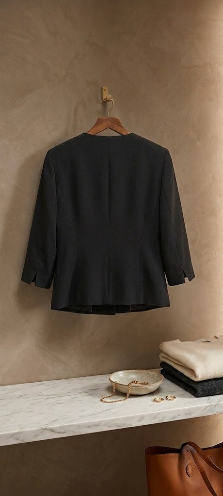 Daniel Hechter Women's Tailored Jacket - Black - Size 36