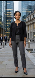 Daniel Hechter Women's Tailored Jacket - Black - Size 36