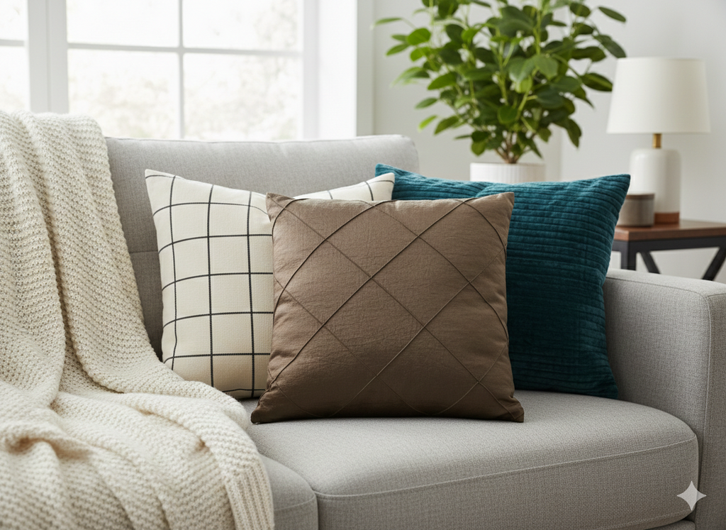 Brown Scatter Pillow (Set of 2)