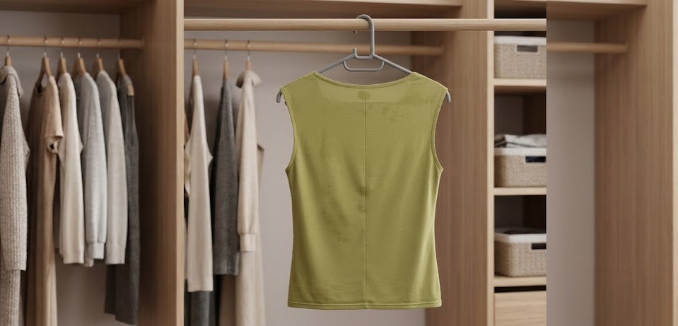 Truworths Olive Green Cowl Neck Sleeveless Blouse - Size 38