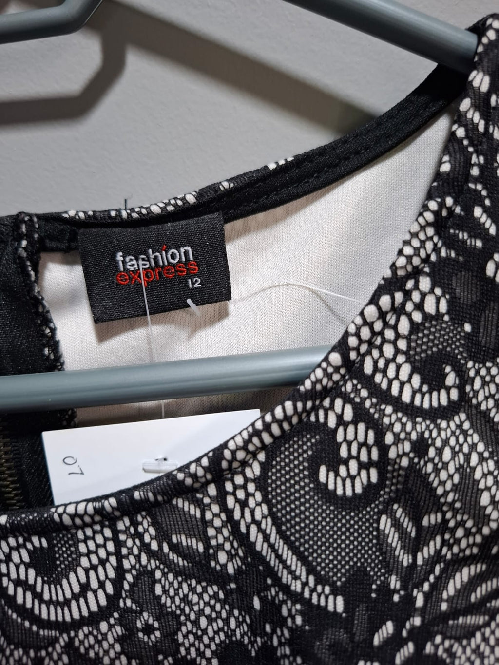 Midnight Lace Peplum Top | Formal Desk-to-Dinner Blouse | Size 12