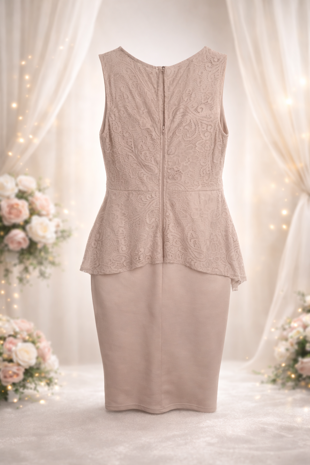 Ladies Sleeveless Evening Dress