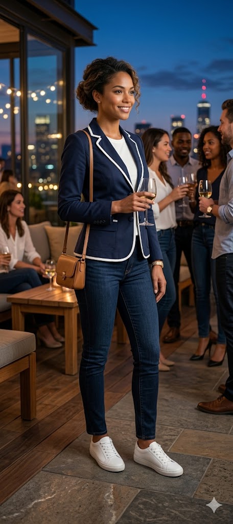 Sophisticated Navy Nautical-Trim Blazer – Truworths