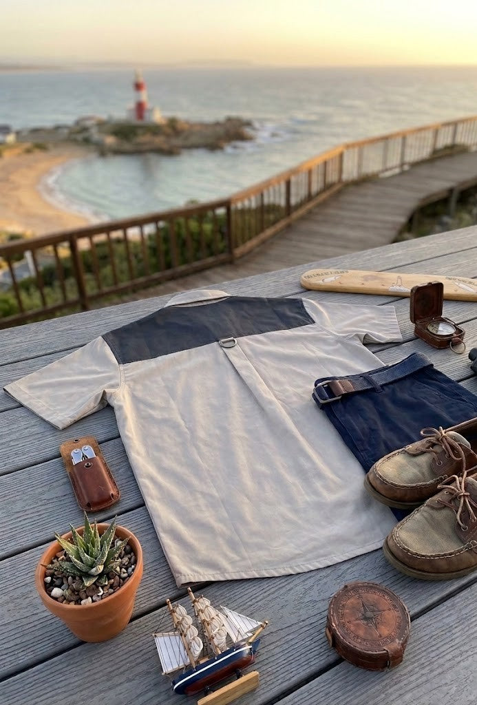 Men's Adventure-Ready Two-Tone Cotton Shirt
