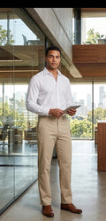 IZOD Men's Classic Cotton Chino Pants – Size 34