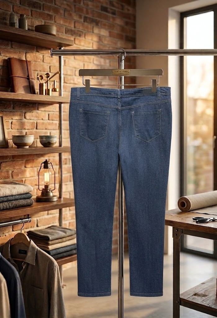 Classic Mid-Wash Straight Leg Image Denim Jeans – Size 40 (Excellent Condition)