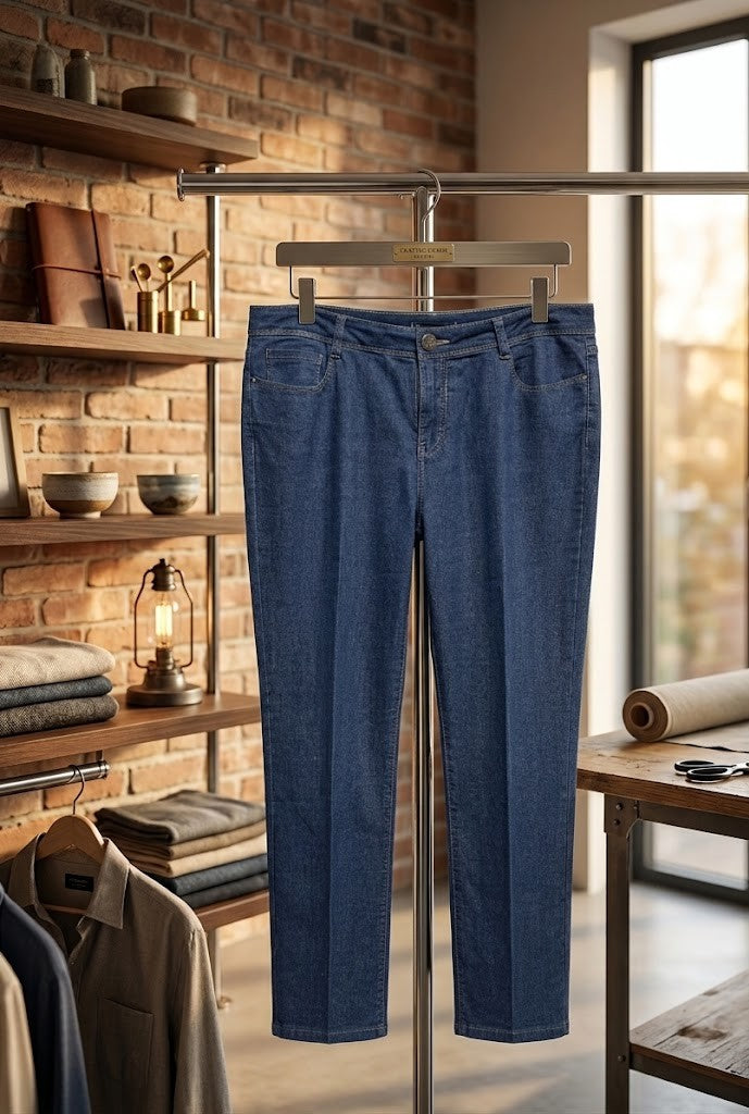 Classic Mid-Wash Straight Leg Image Denim Jeans – Size 40 (Excellent Condition)